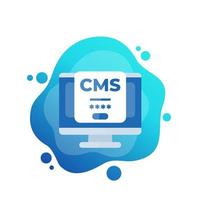 cms-login-icon-content-management-system-vector